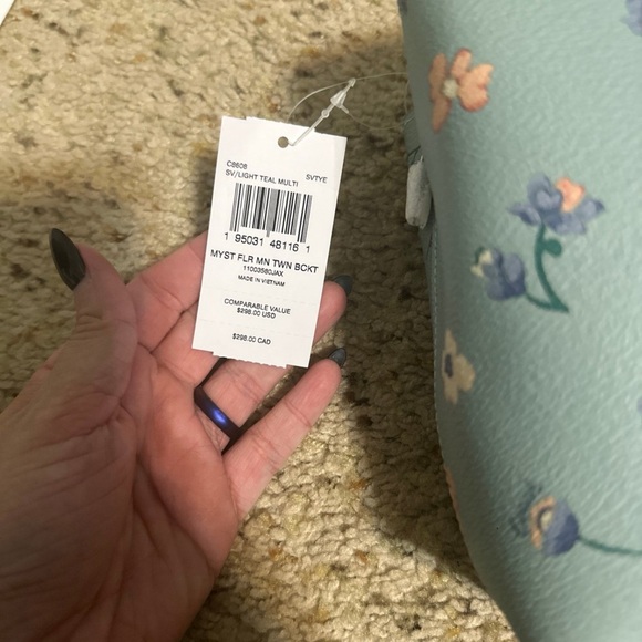 Coach Mystical Flowers Bucket Bag - Picture 4 of 5